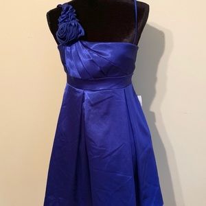 After 5 royal blue dress